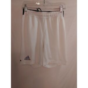 Youth Adidas BK0672‎ Climachill  White Tennis Shorts Pockets Sz 12